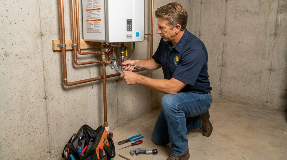 Tankless water heater repair