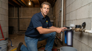 Water filtration system installation